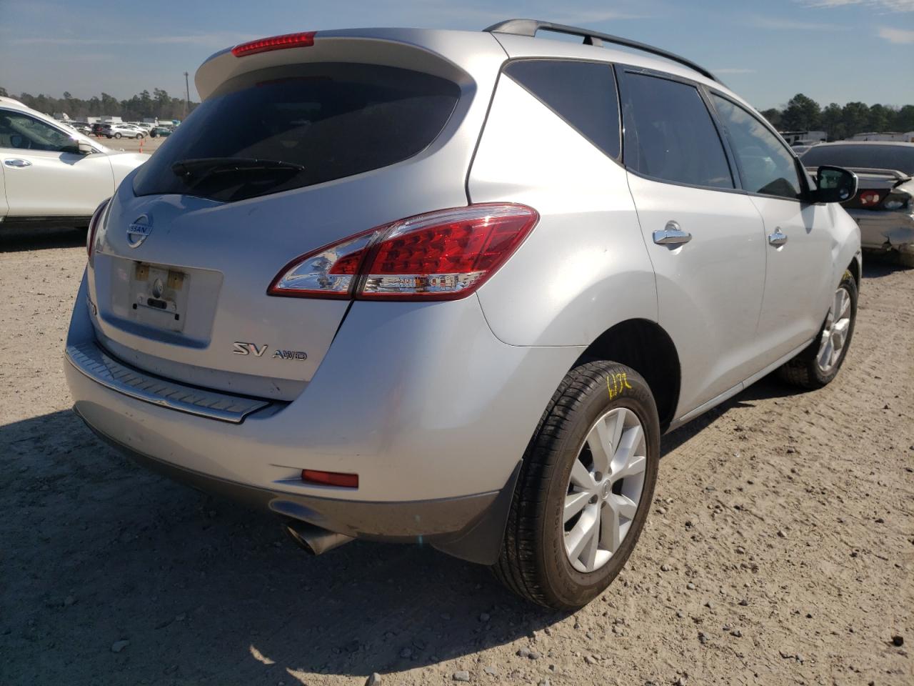 Photo 4 from auction – 2011 NISSAN MURANO S with VIN JN8AZ1MW3BW153460