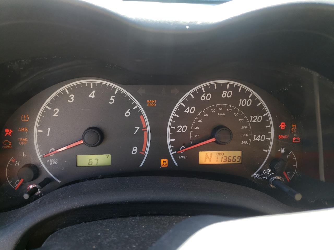 Photo 8 from auction – 2013 TOYOTA COROLLA with VIN 5YFBU4EE1DP219330