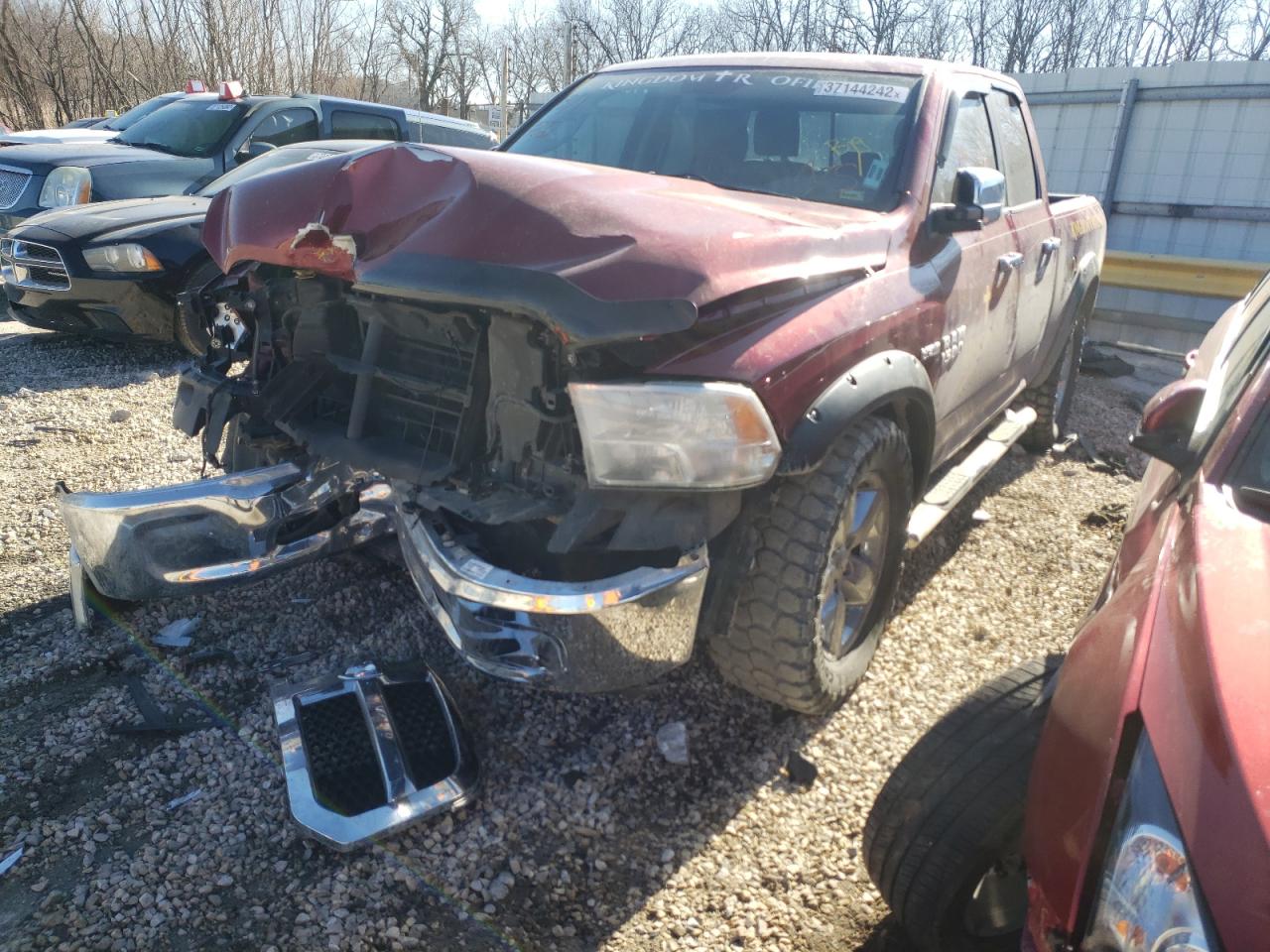 Photo 2 from auction – 2014 RAM 1500 SLT with VIN 1C6RR7GT1ES479201