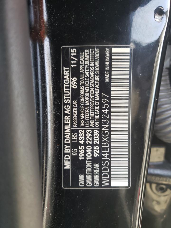 Photo 10 from auction – 2016 MERCEDES-BENZ CLA 250 with VIN WDDSJ4EBXGN324597