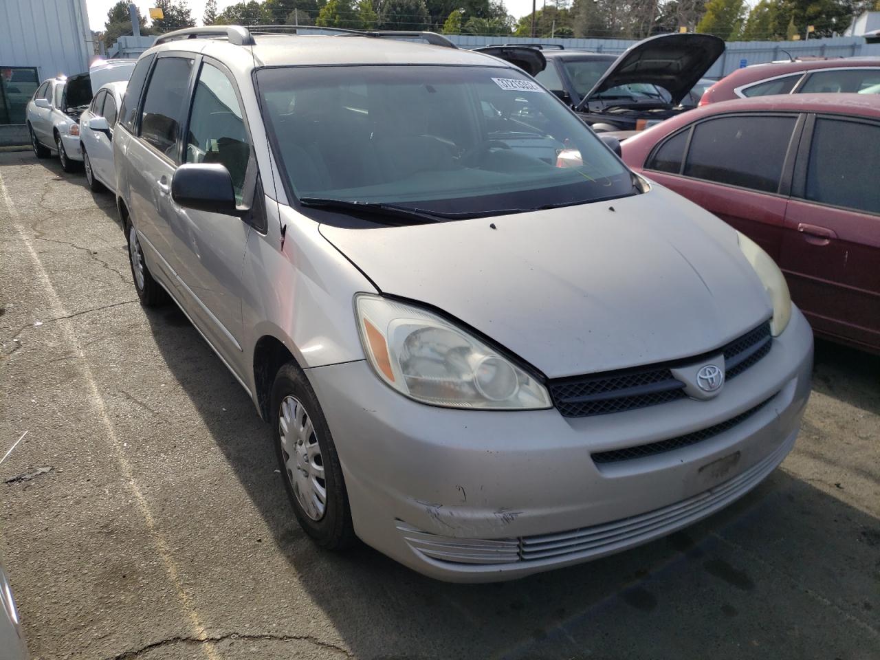 TOYOTA SIENNA 2005 with VIN 5TDZA23C85S231593 - Photo from auction