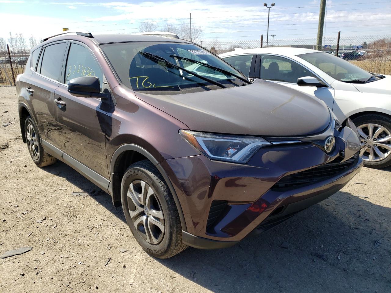 TOYOTA RAV4 LE 2017 with VIN 2T3BFREV4HW607672 - Photo from auction