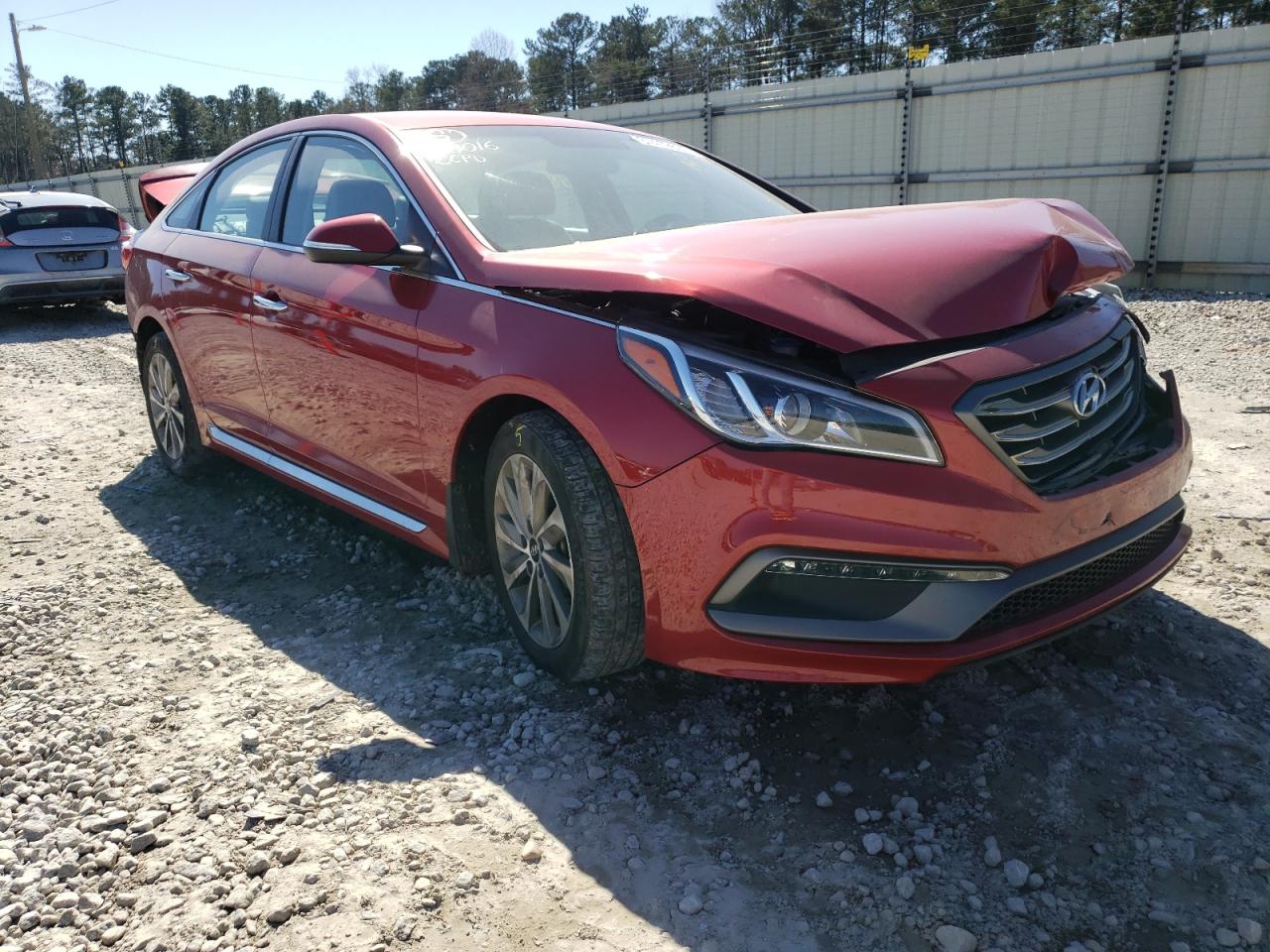 HYUNDAI SONATA SPO 2017 with VIN 5NPE34AF6HH566914 - Photo from auction
