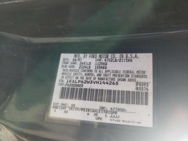 Photo 10 from auction – 1997 FORD THUNDERBIR with VIN 1FALP62W3VH144265