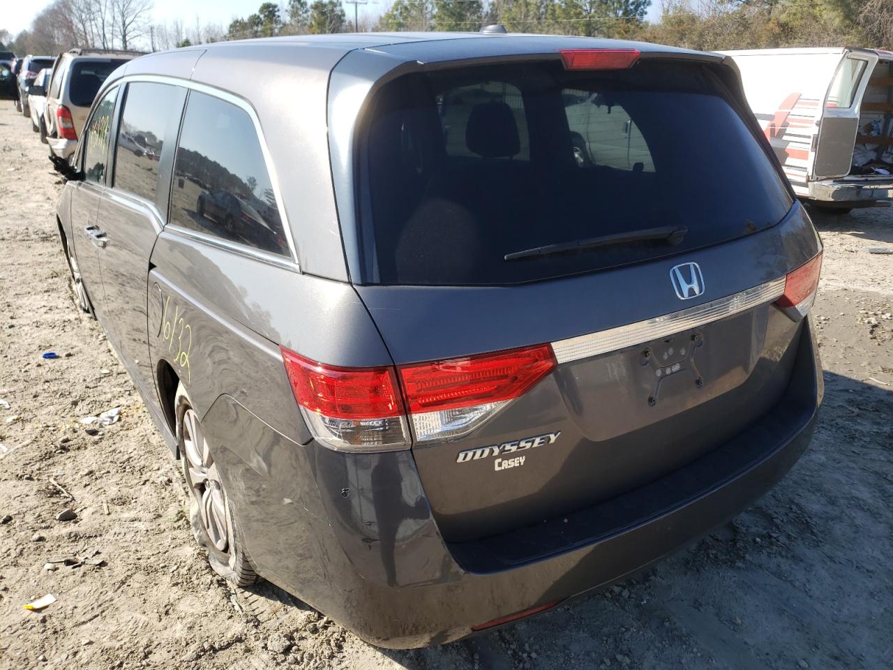 Photo 3 from auction – 2014 HONDA ODYSSEY EX with VIN 5FNRL5H68EB002639