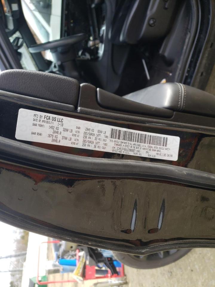 Photo 10 from auction – 2018 JEEP GRAND CHER with VIN 1C4RJFAGXJC286667