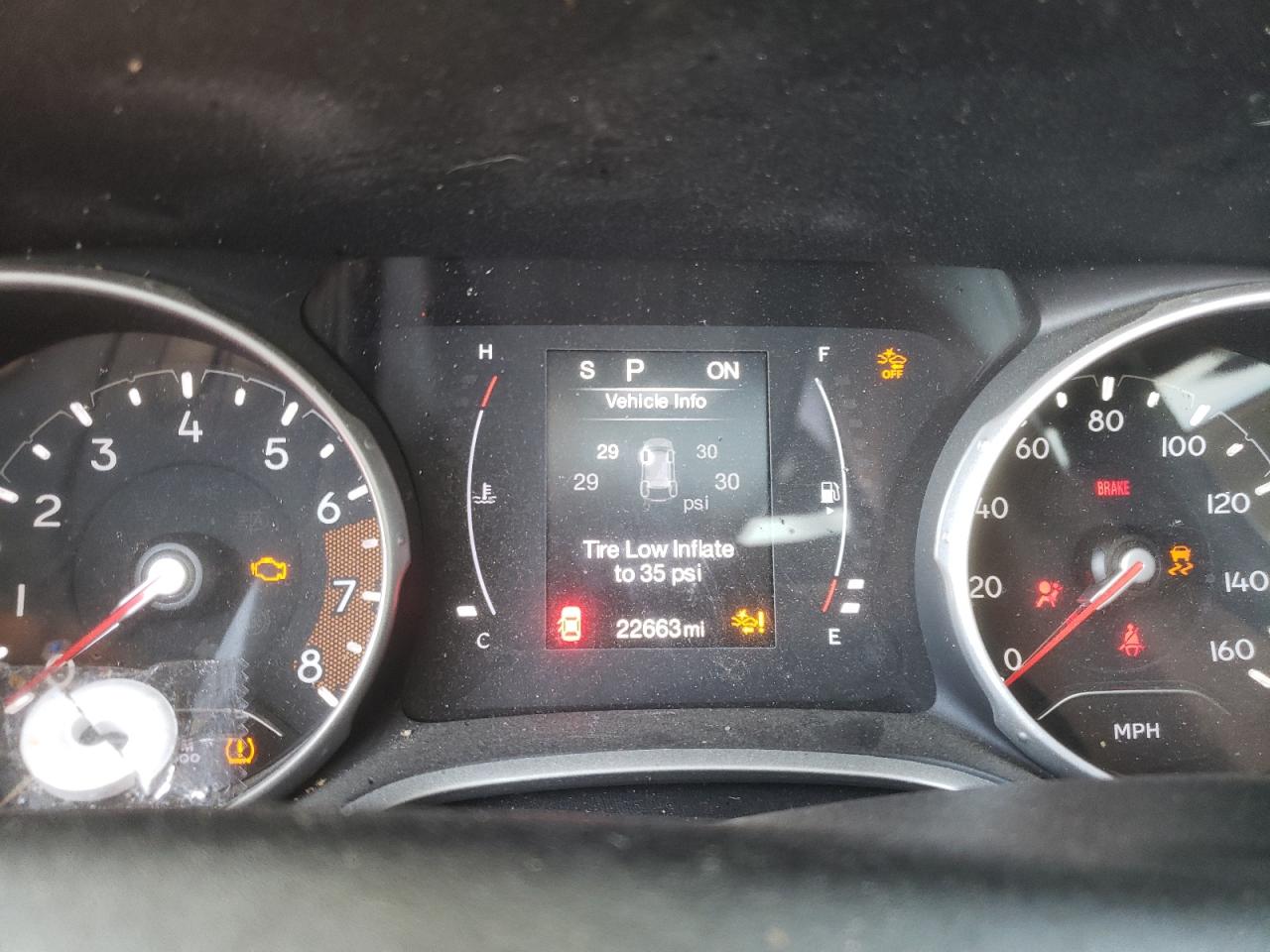Photo 8 from auction – 2020 JEEP COMPASS LA with VIN 3C4NJCBB8LT258583