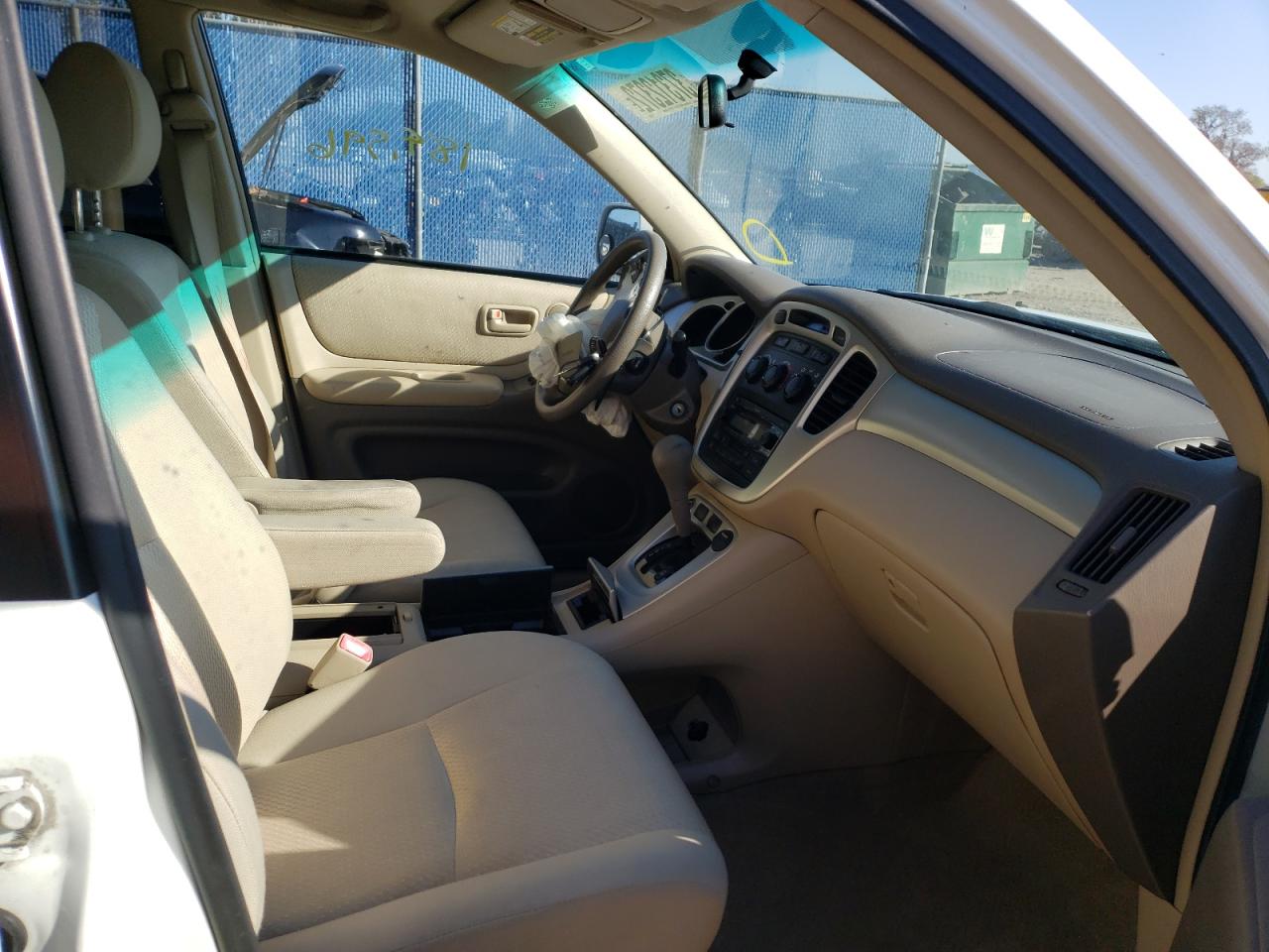 Photo 5 from auction – 2007 TOYOTA HIGHLANDER with VIN JTEGD21AX70160303