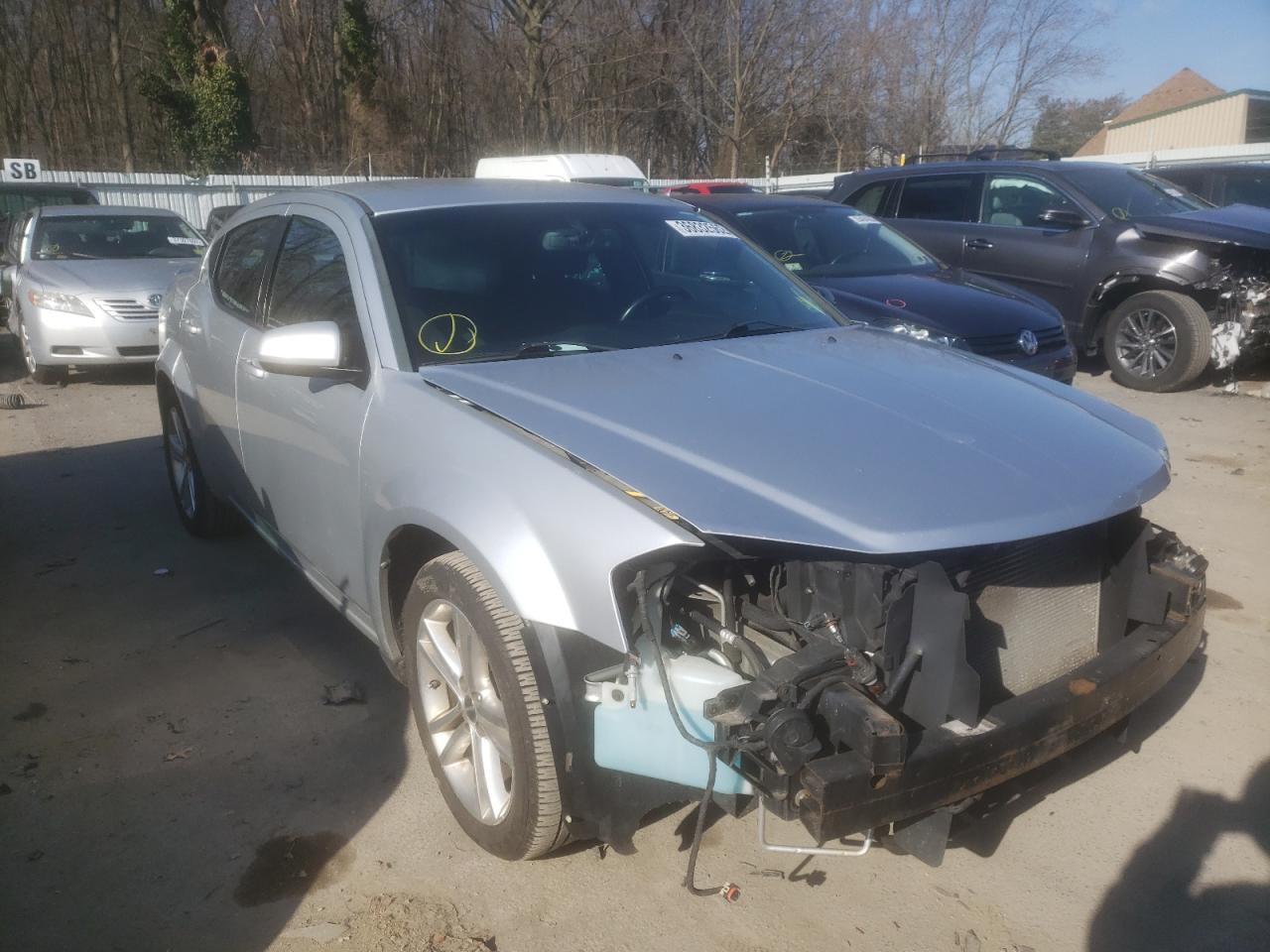 DODGE AVENGER SX 2012 with VIN 1C3CDZEGXCN122923 - Photo from auction