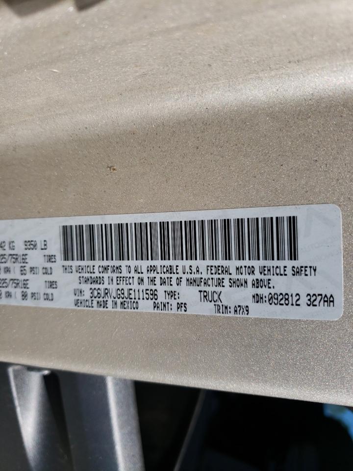 Photo 10 from auction – 2018 RAM PROMASTER with VIN 3C6URVJG9JE111596
