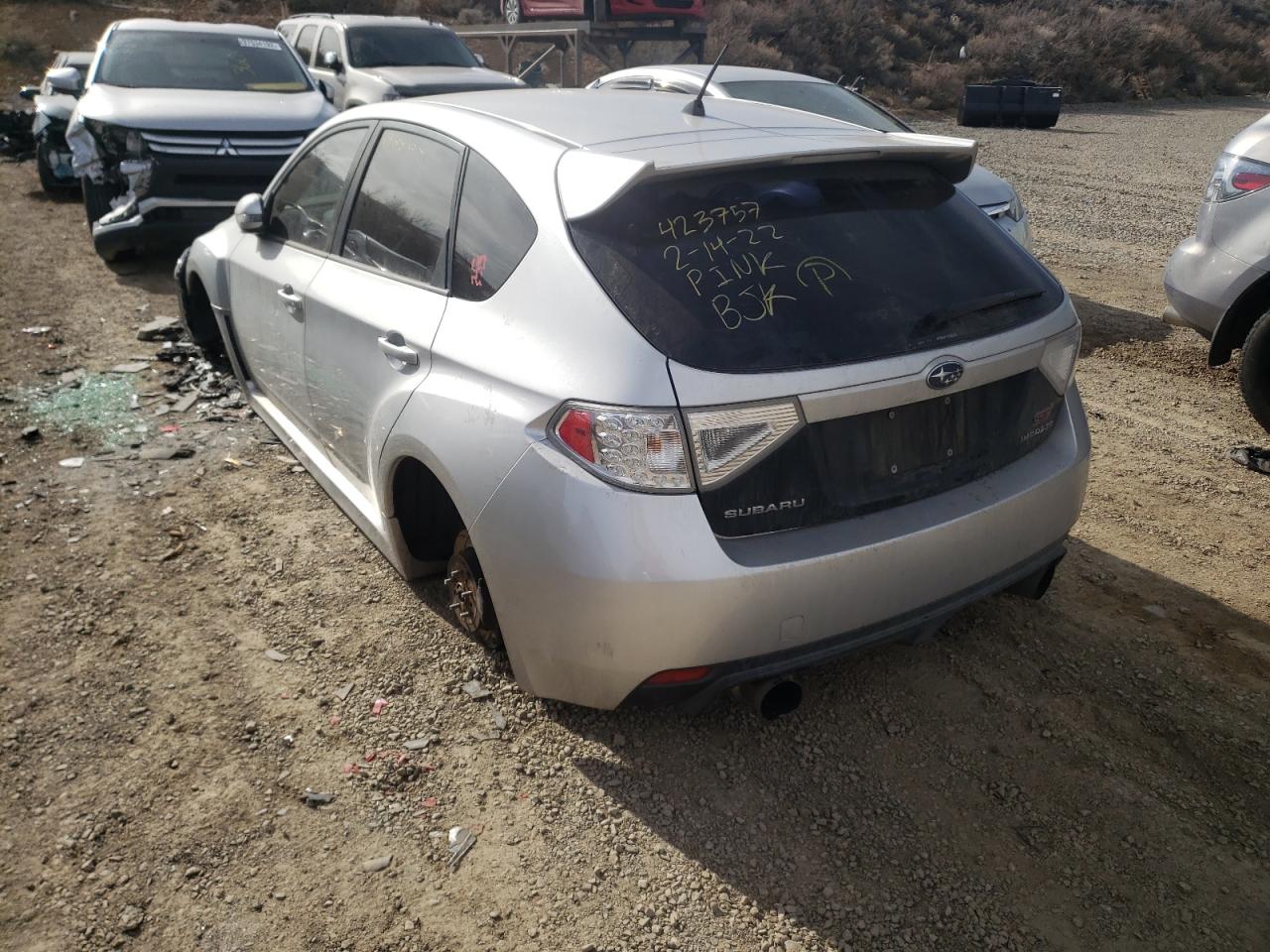 Photo 3 from auction – 2009 SUBARU IMPREZA WR with VIN JF1GR89609L805914