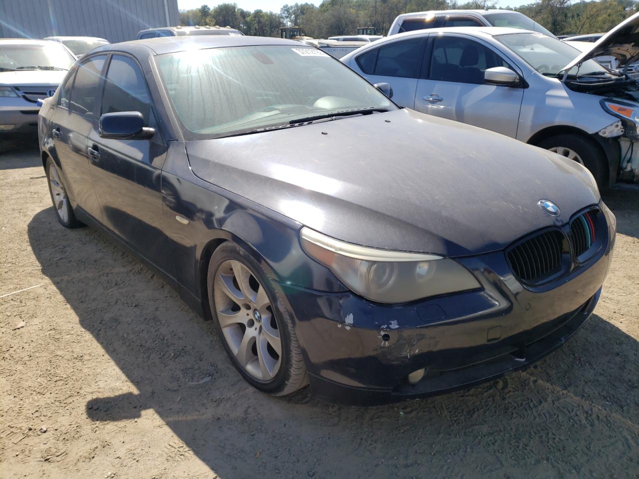 BMW 545 I 2004 with VIN WBANB33504B110336 - Photo from auction