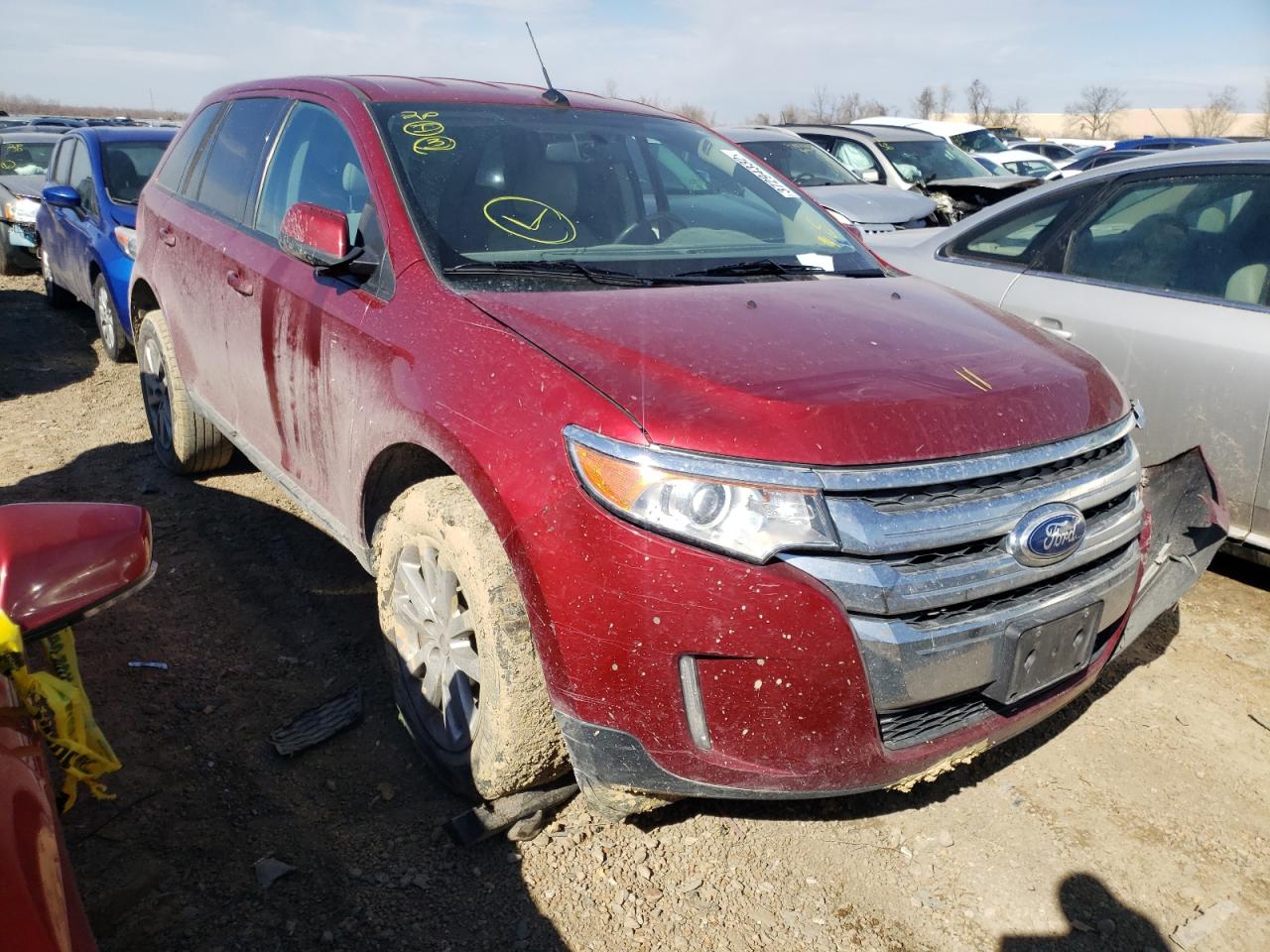 FORD EDGE SEL 2013 with VIN 2FMDK3JC5DBB70148 - Photo from auction