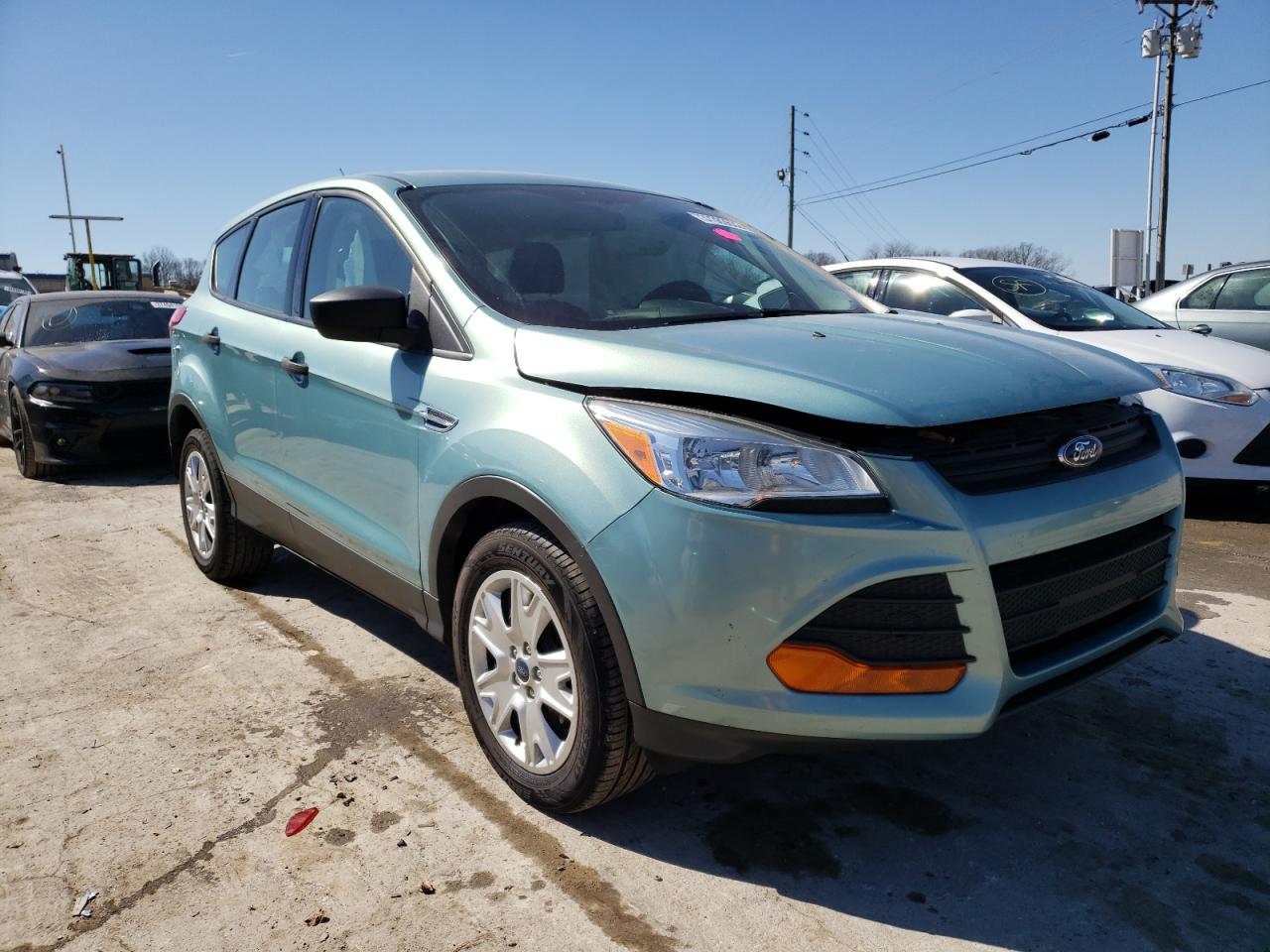 FORD ESCAPE S 2013 with VIN 1FMCU0F78DUB06065 - Photo from auction