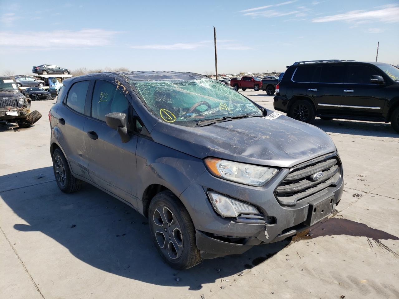 FORD ECOSPORT S 2018 with VIN MAJ3P1REXJC203013 - Photo from auction