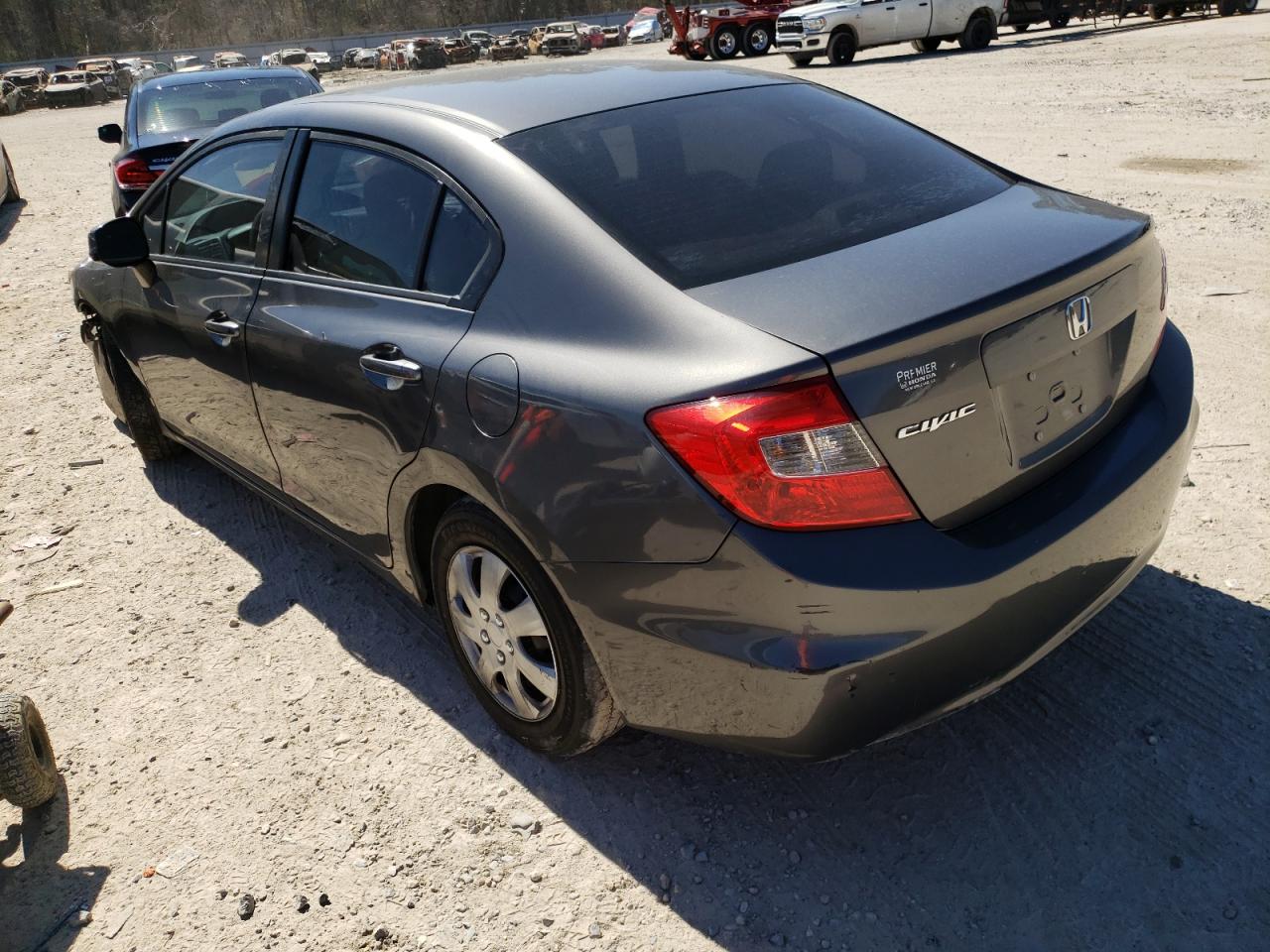 Photo 3 from auction – 2012 HONDA CIVIC LX with VIN 2HGFB2F50CH611649