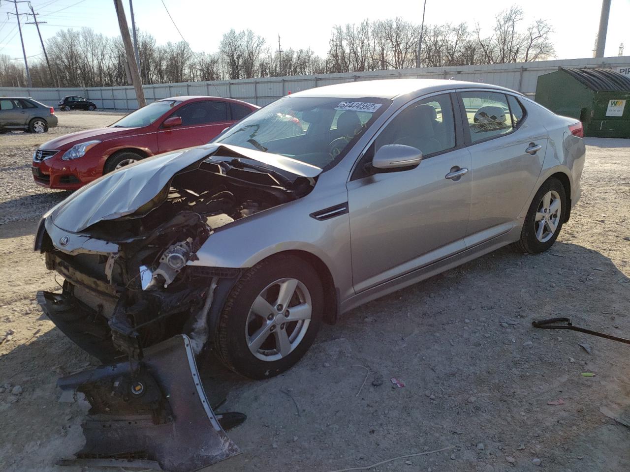 Photo 2 from auction – 2014 KIA OPTIMA LX with VIN KNAGM4A72E5460760