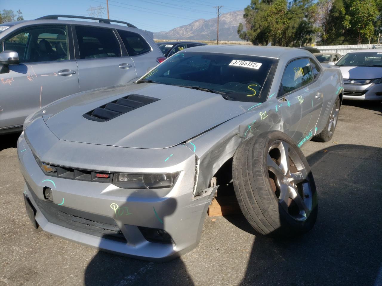 Photo 2 from auction – 2014 CHEVROLET CAMARO 2SS with VIN 2G1FK1EJ7E9257674
