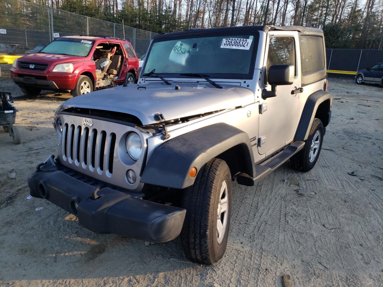 Photo 2 from auction – 2016 JEEP WRANGLER S with VIN 1C4AJWAG7GL107314