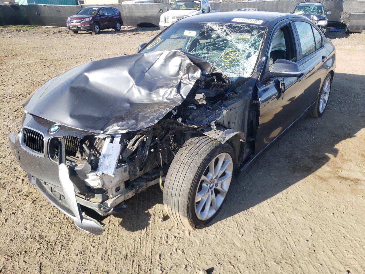 Photo 2 from auction – 2014 BMW 320 I with VIN WBA3B1C5XEF078517