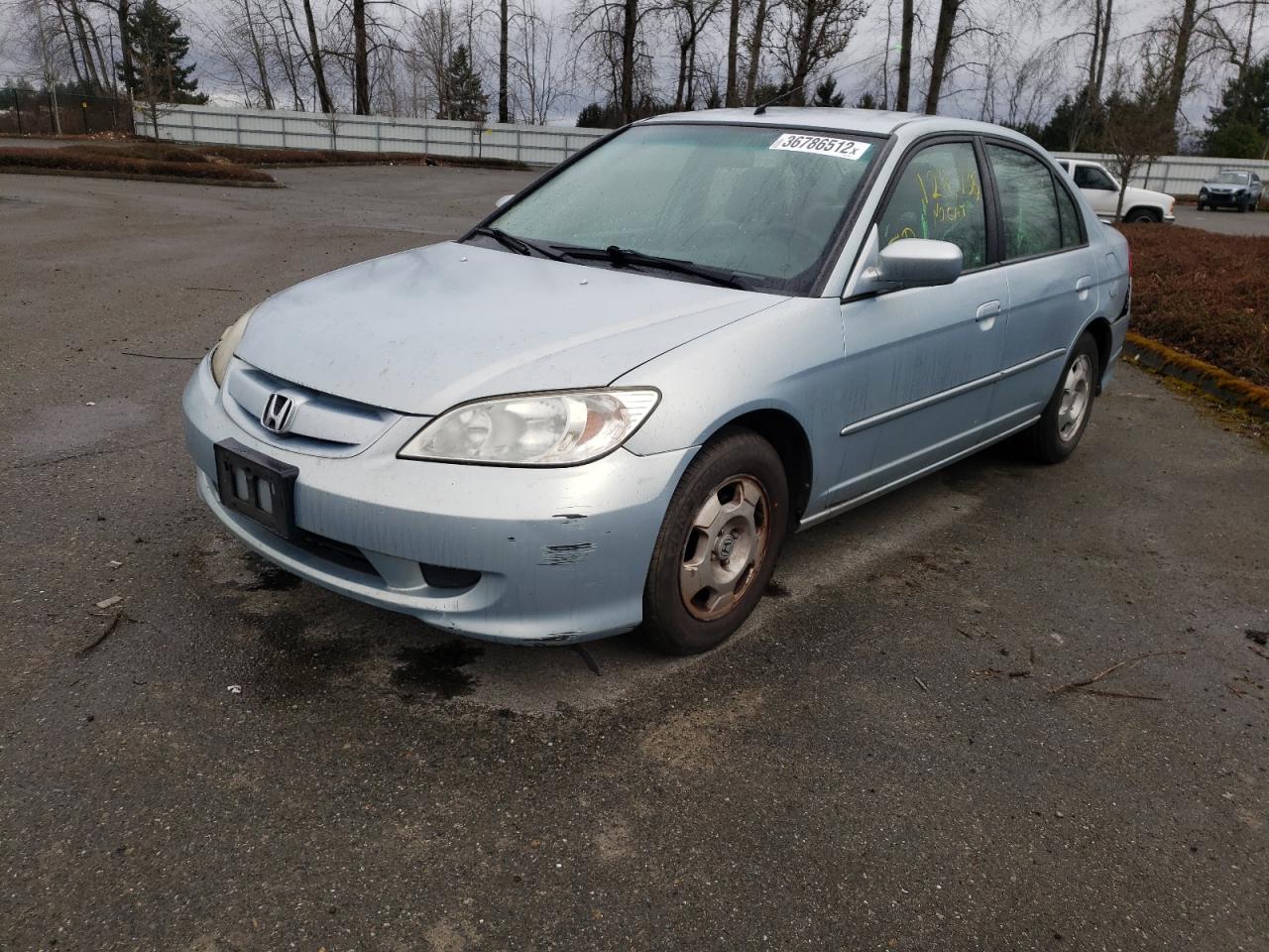 Photo 2 from auction – 2004 HONDA CIVIC HYBR with VIN JHMES96604S006650