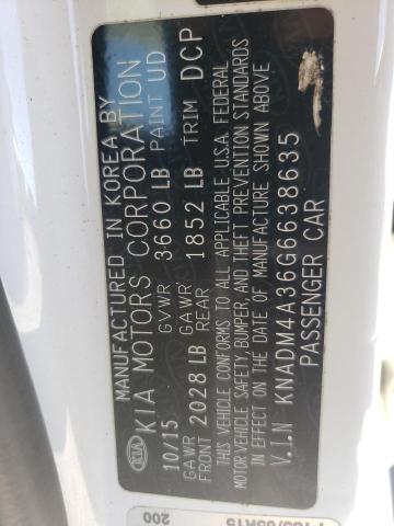 Photo 10 from auction – 2016 KIA RIO LX with VIN KNADM4A36G6638635