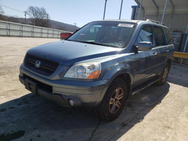 Photo 2 from auction – 2005 HONDA PILOT EXL with VIN 2HKYF18685H531246