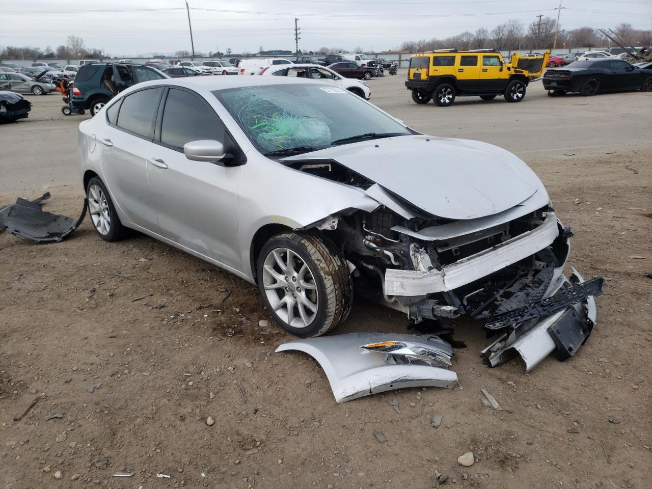 DODGE DART SXT 2013 with VIN 1C3CDFBAXDD287540 - Photo from auction