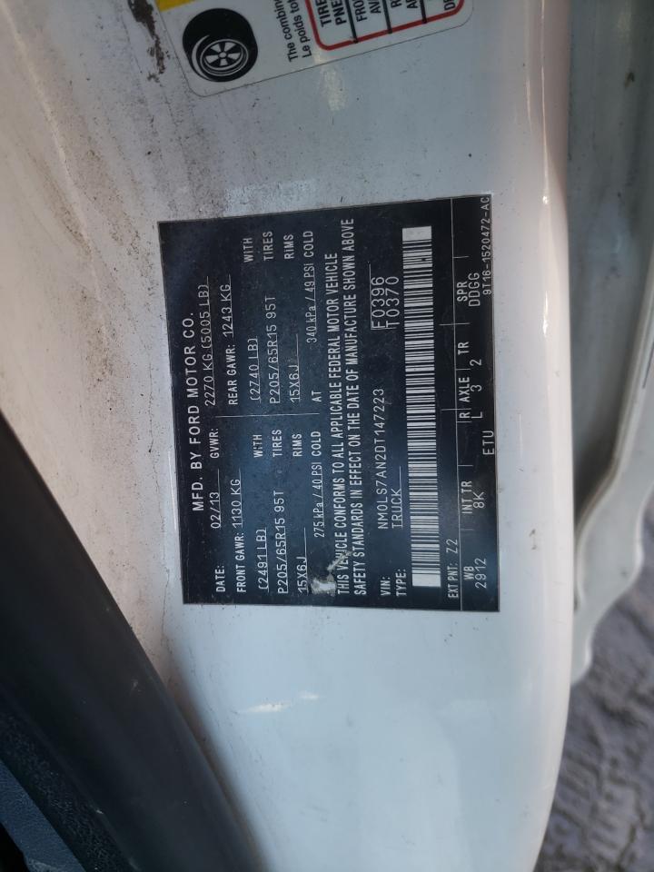 Photo 10 from auction – 2013 FORD TRANSIT CO with VIN NM0LS7AN2DT147223