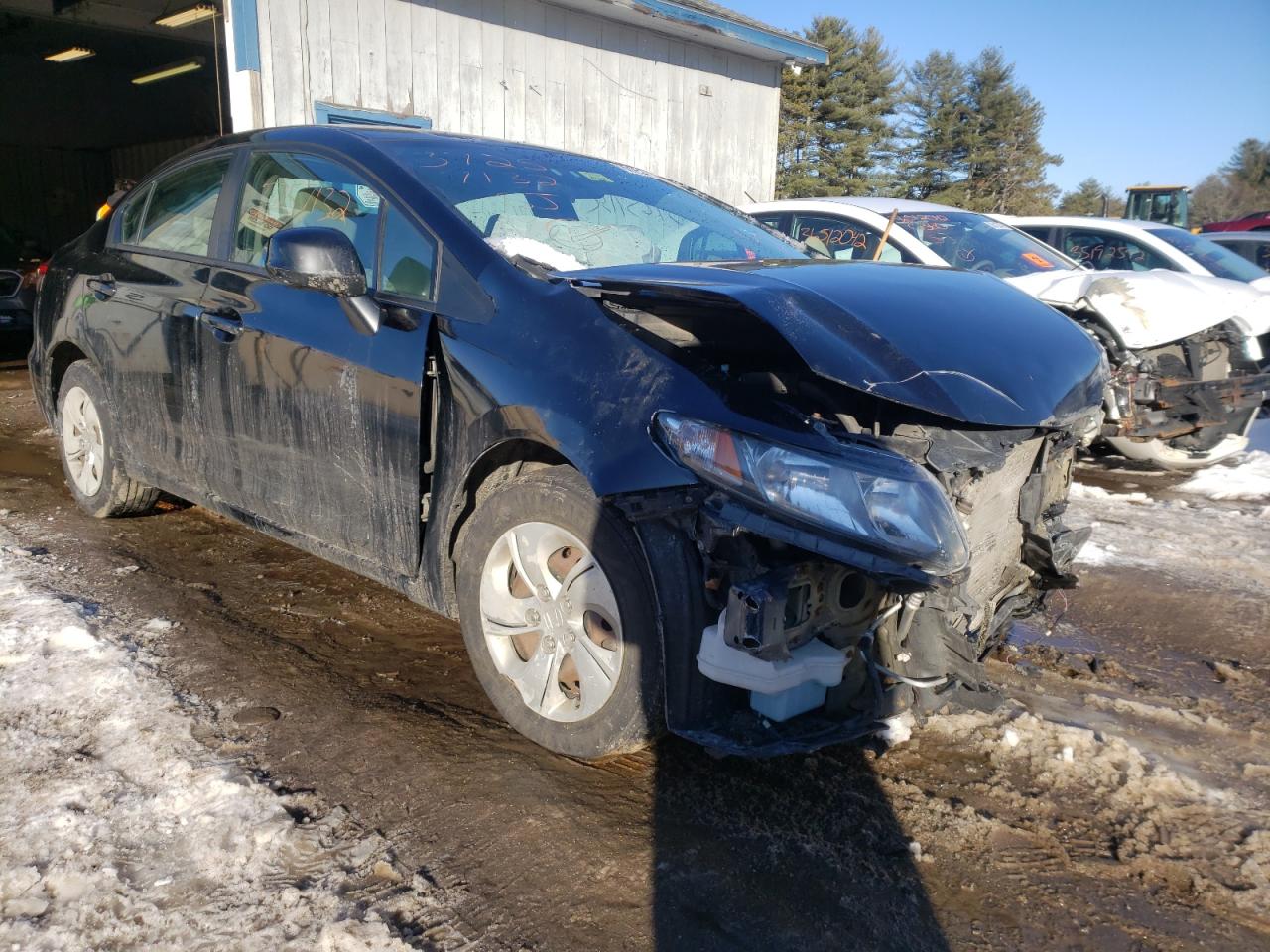 HONDA CIVIC LX 2013 with VIN 2HGFB2F50DH505347 - Photo from auction