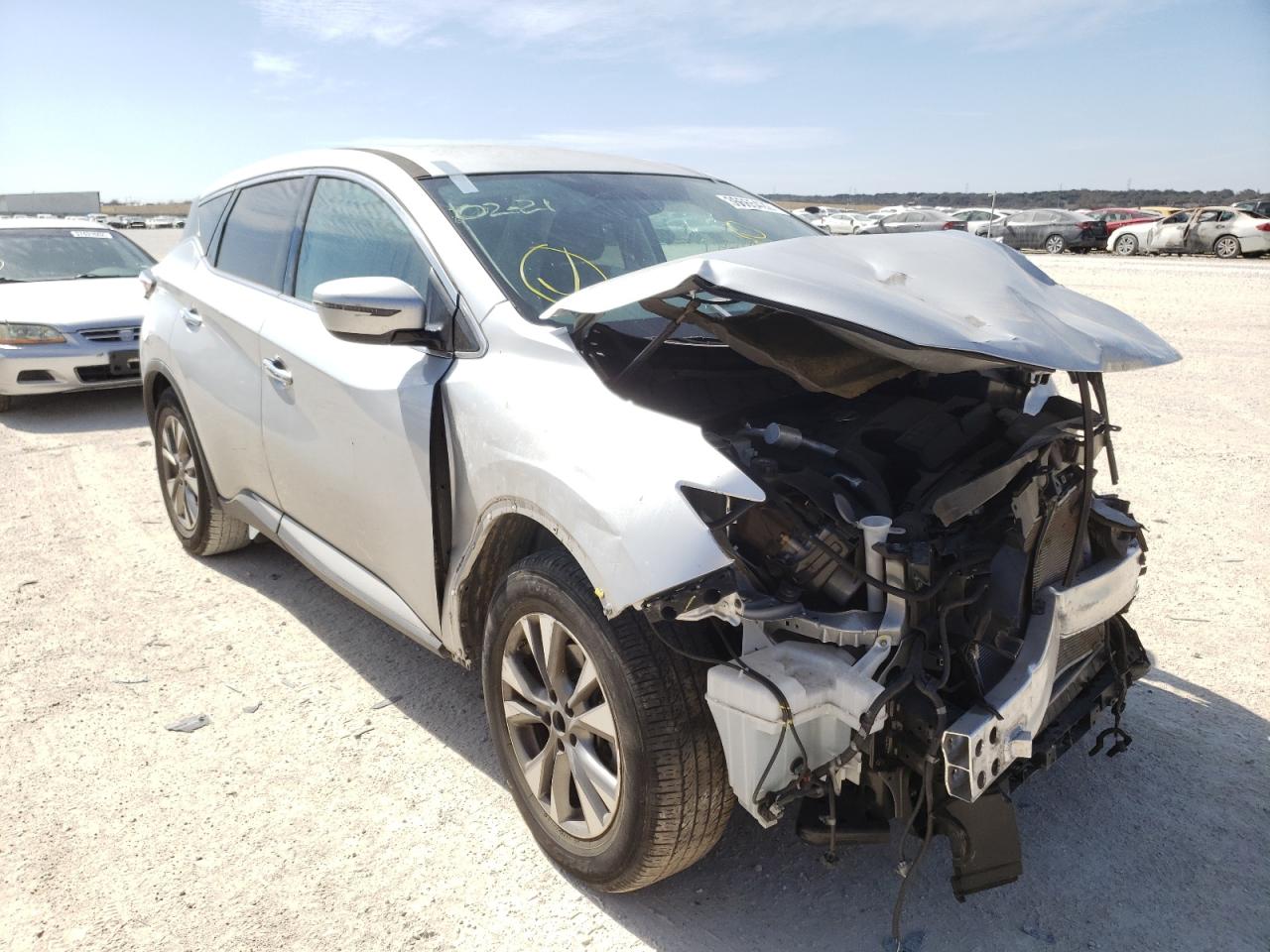 NISSAN MURANO S 2016 with VIN 5N1AZ2MGXGN109409 - Photo from auction