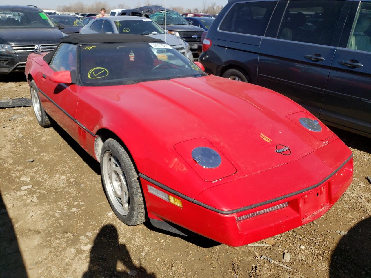 CHEVROLET CORVETTE 1990 with VIN 1G1YY3388L5104072 - Photo from auction