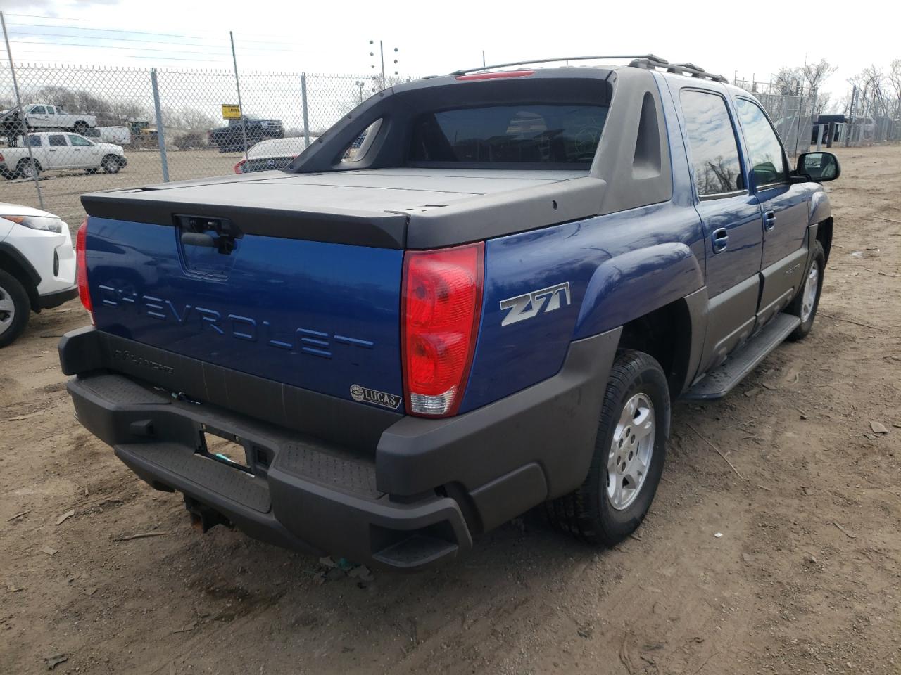 Photo 4 from auction – 2003 CHEVROLET AVALANCHE with VIN 3GNEK13T83G142079