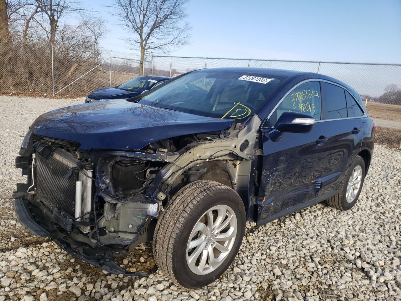 Photo 2 from auction – 2017 ACURA RDX TECHNO with VIN 5J8TB4H57HL004833