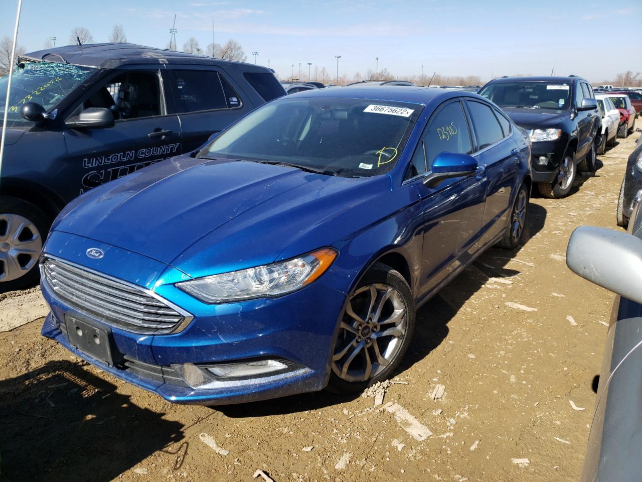 Photo 2 from auction – 2017 FORD FUSION SE with VIN 3FA6P0HD8HR245207