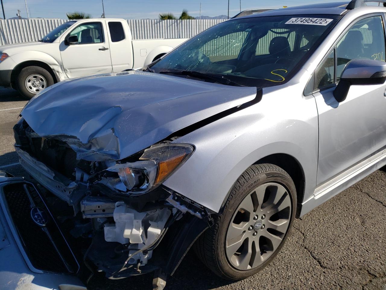 Photo 9 from auction – 2016 SUBARU IMPREZA SP with VIN JF1GPAY68G8237572
