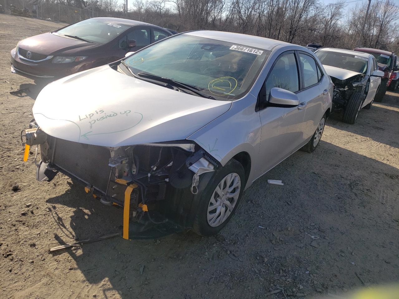 Photo 2 from auction – 2018 TOYOTA COROLLA L with VIN 5YFBURHE6JP856024