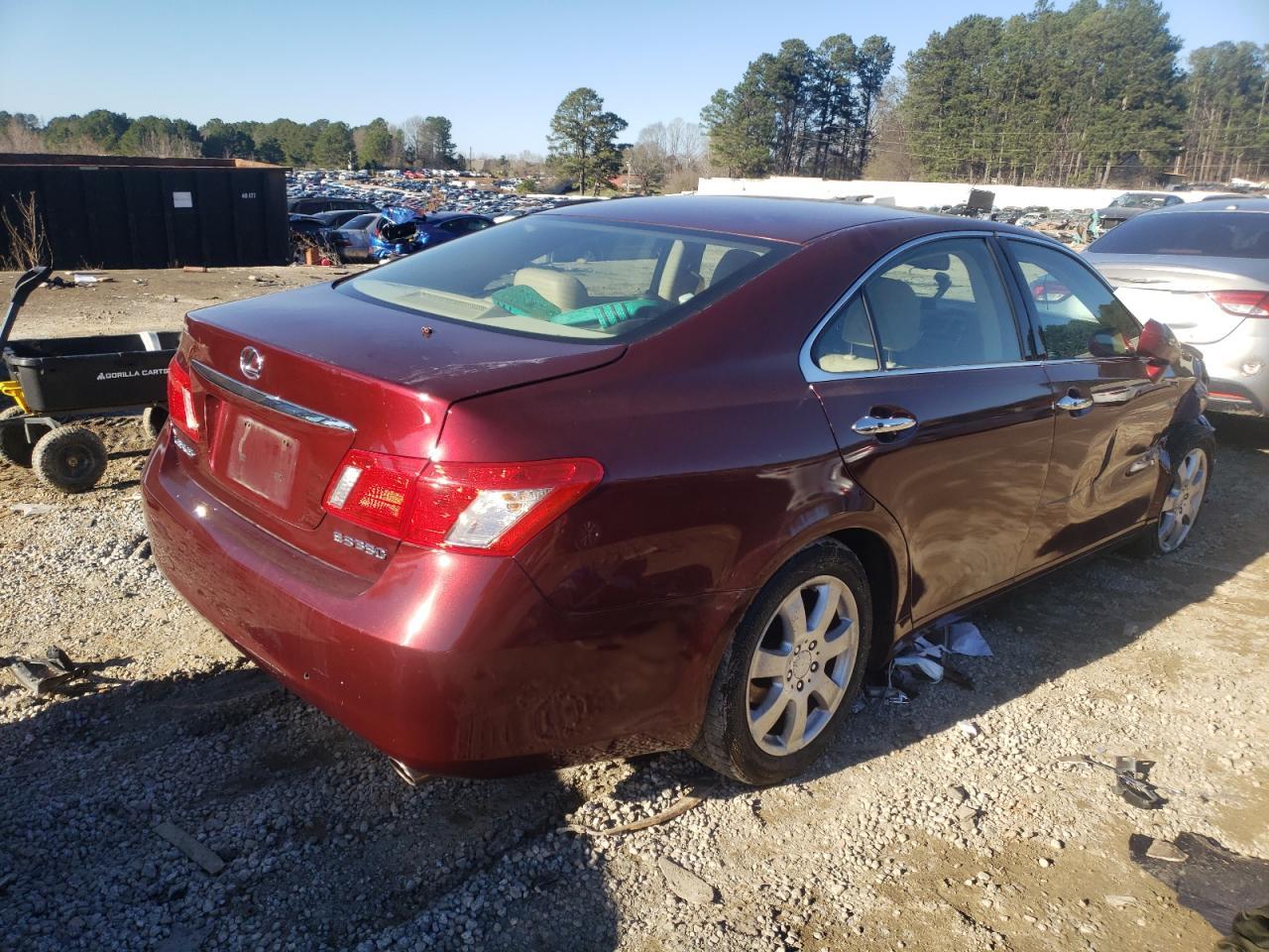 Photo 4 from auction – 2008 LEXUS ES 350 with VIN JTHBJ46G082172772