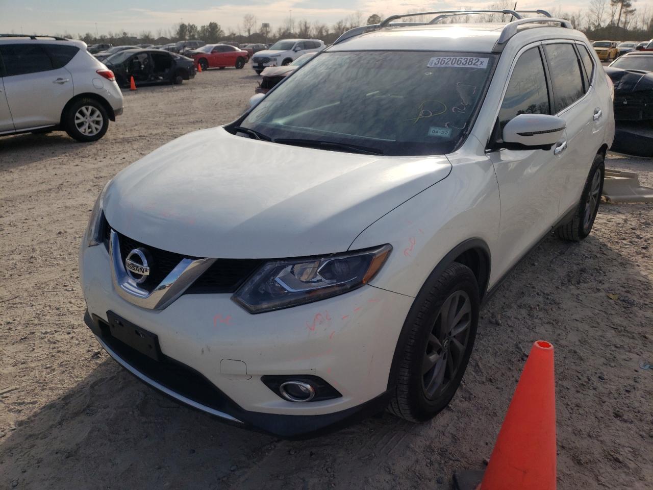 Photo 2 from auction – 2016 NISSAN ROGUE S with VIN 5N1AT2MTXGC730174