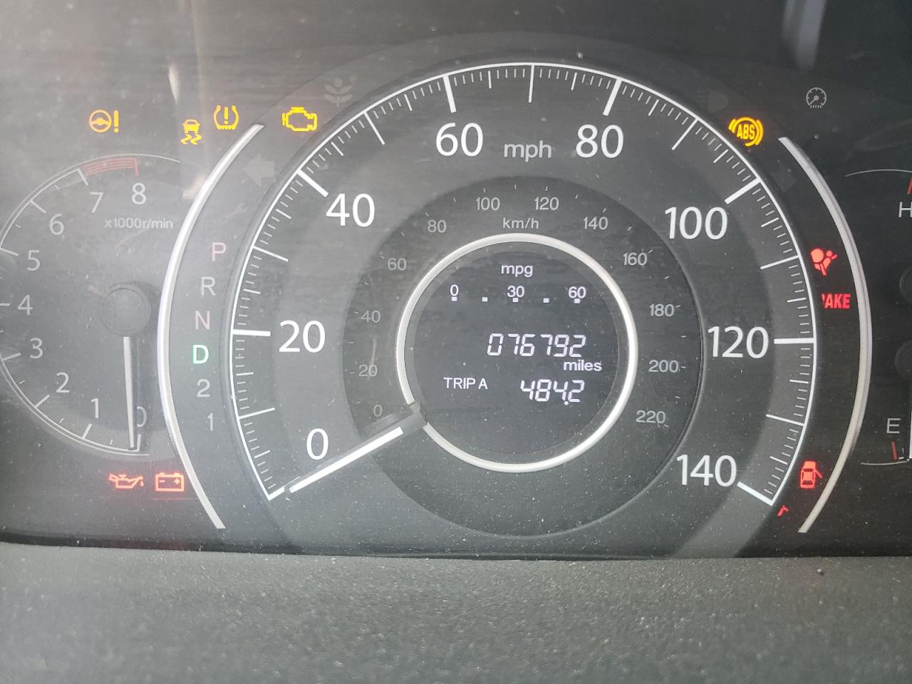Photo 8 from auction – 2014 HONDA CR-V EX with VIN 5J6RM3H59EL043488