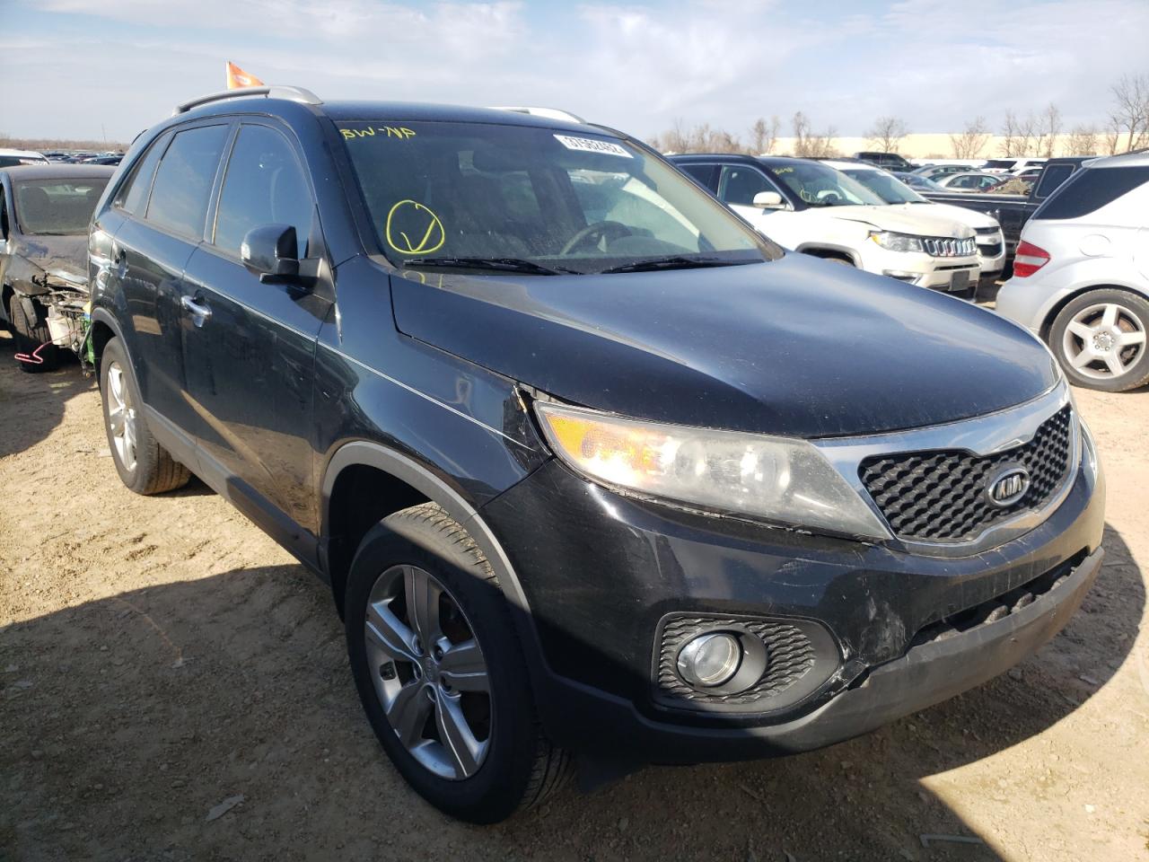 KIA SORENTO EX 2012 with VIN 5XYKU4A2XCG191266 - Photo from auction