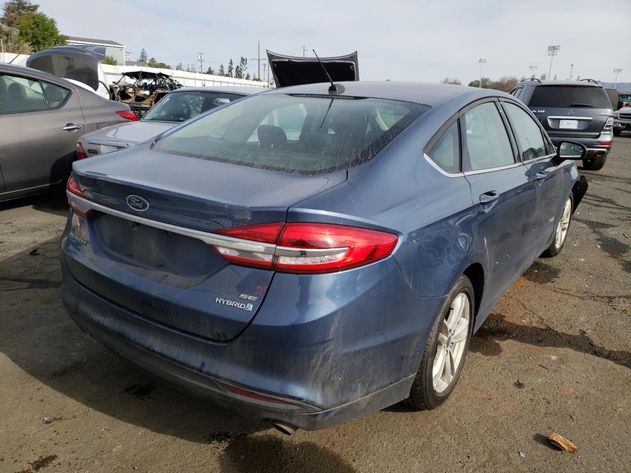 Photo 4 from auction – 2018 FORD FUSION SE with VIN 3FA6P0LU7JR168861