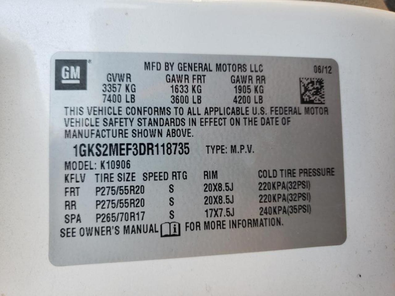 Photo 10 from auction – 2013 GMC YUKON XL D with VIN 1GKS2MEF3DR118735