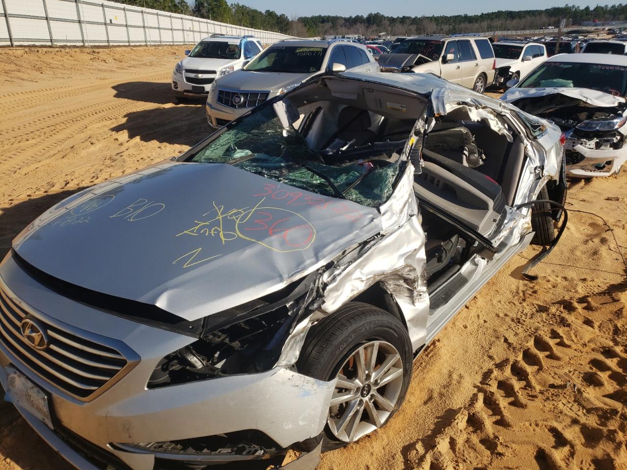 Photo 9 from auction – 2017 HYUNDAI SONATA with VIN 5NPE24AF9HH517354