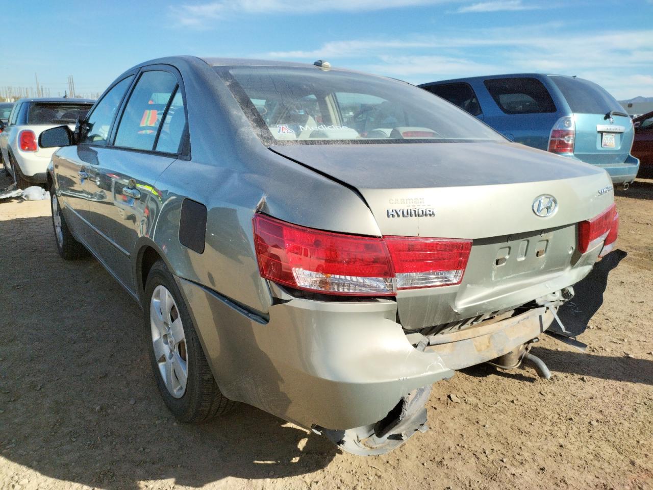 Photo 3 from auction – 2008 HYUNDAI SONATA GLS with VIN 5NPET46C48H384076