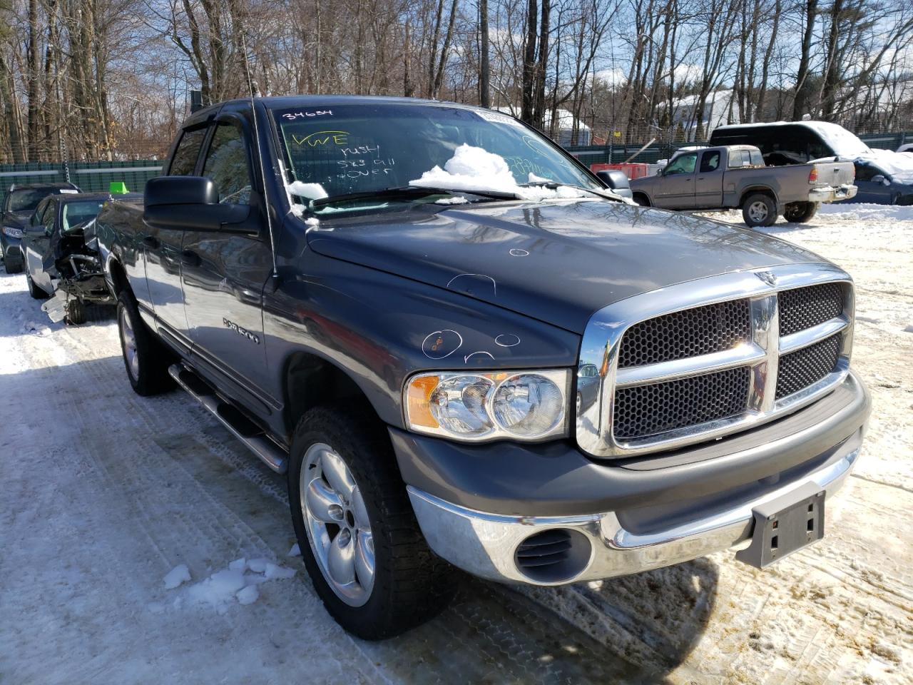 DODGE RAM 1500 2002 with VIN 3D7HU18N22G144439 - Photo from auction