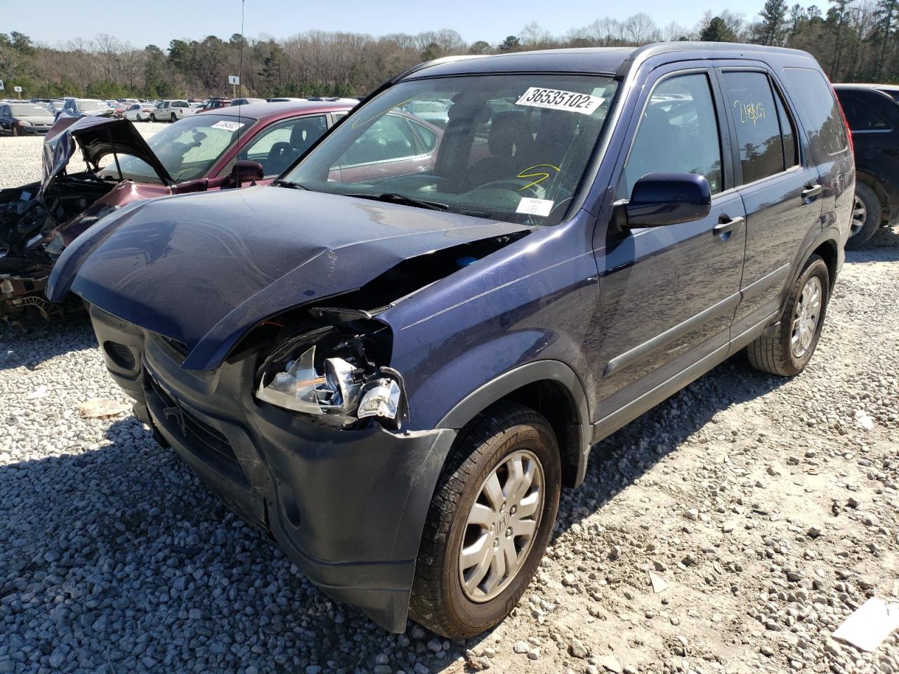 Photo 2 from auction – 2006 HONDA CR-V EX with VIN SHSRD78836U425147