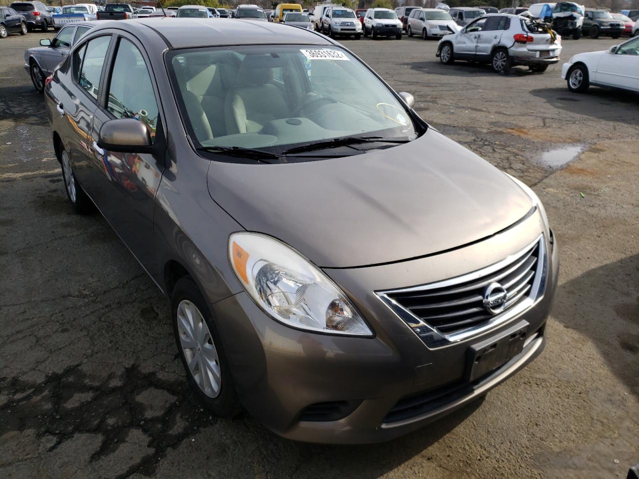 NISSAN VERSA 2012 with VIN 3N1CN7AP6CL876293 - Photo from auction