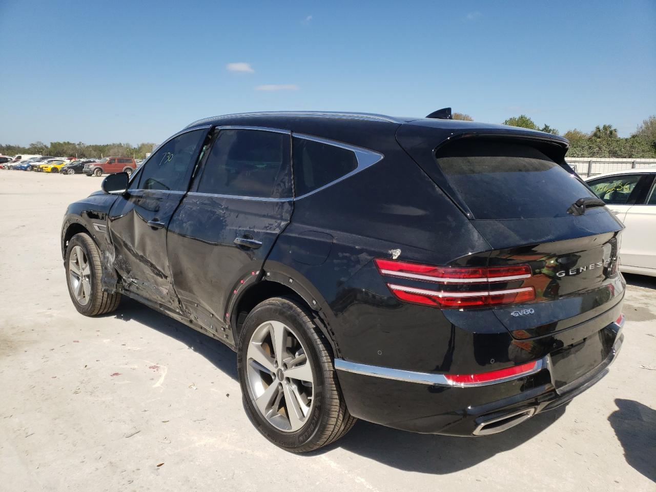 Photo 3 from auction – 2021 GENESIS GV80 BASE with VIN KMUHCESC0MU043151