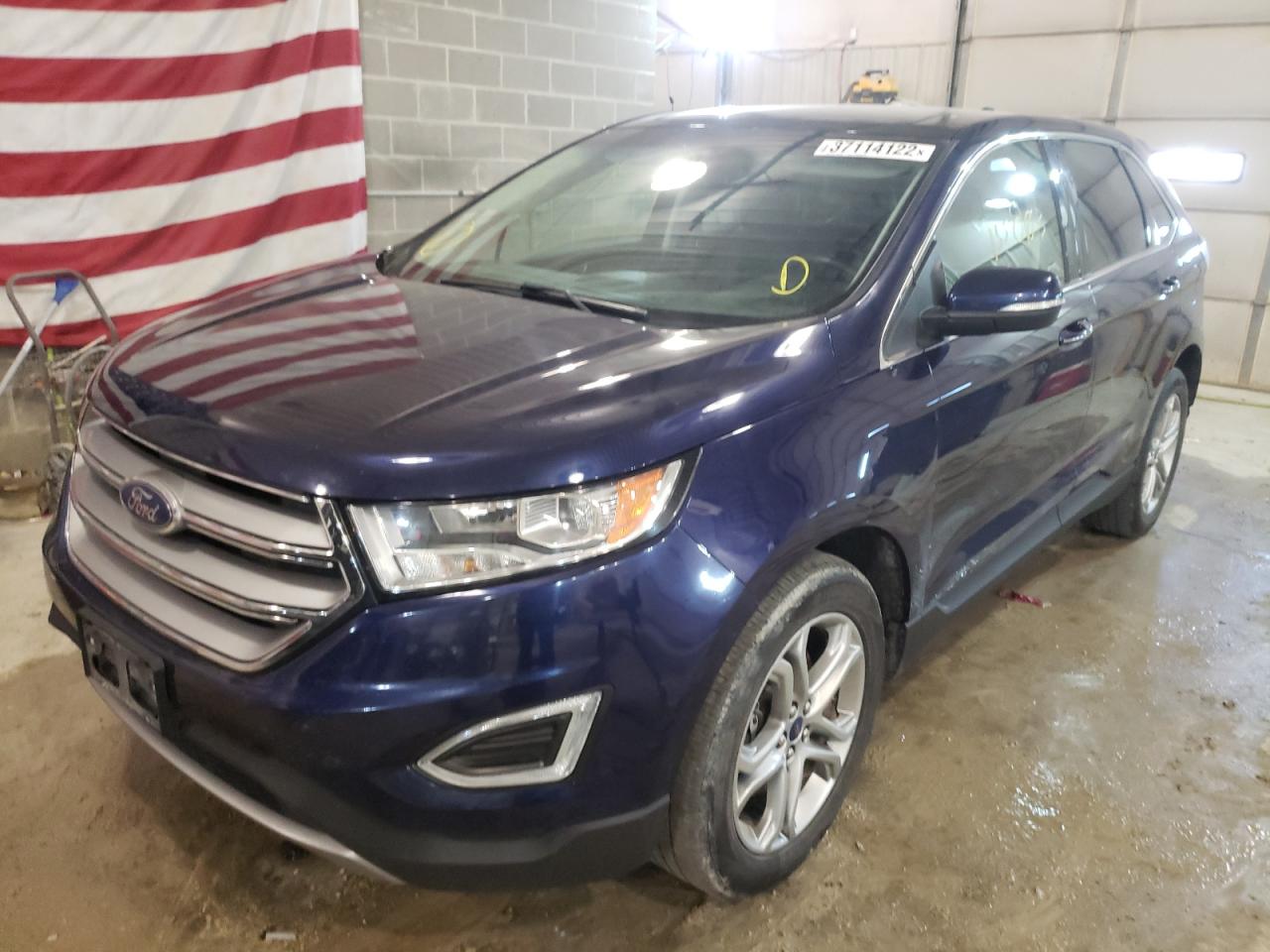 Photo 2 from auction – 2016 FORD EDGE TITAN with VIN 2FMPK4K89GBB66931